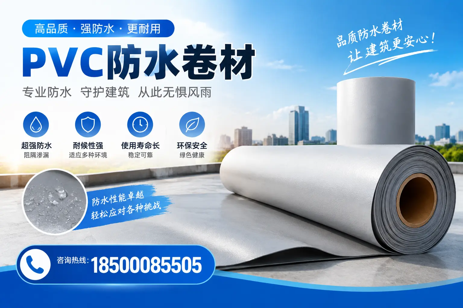 如何选择高质量的PVC防水卷材？黑河消费者必看指南